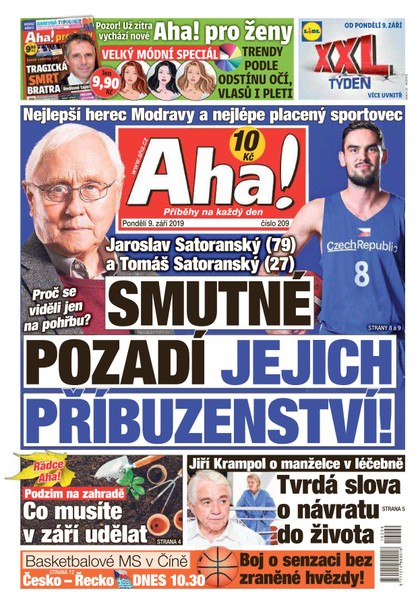 E-magazín AHA! - 9.9.2019 - CZECH NEWS CENTER a. s.