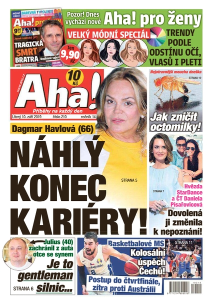 E-magazín AHA! - 10.9.2019 - CZECH NEWS CENTER a. s.
