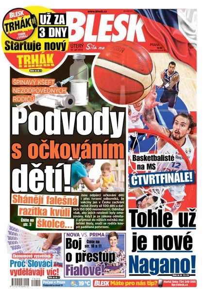 E-magazín Blesk - 10.9.2019 - CZECH NEWS CENTER a. s.