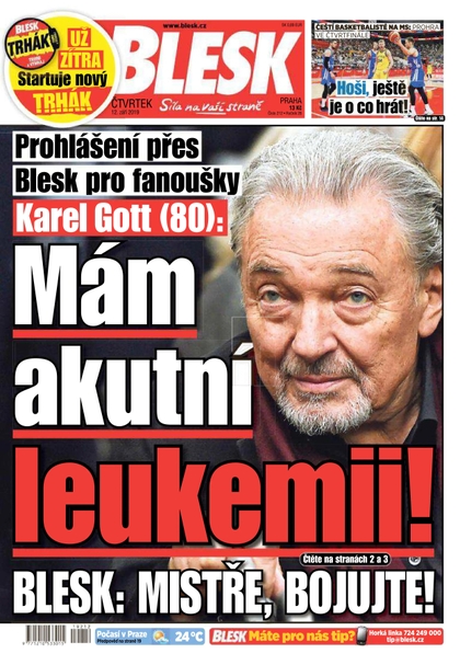 E-magazín Blesk - 12.9.2019 - CZECH NEWS CENTER a. s.