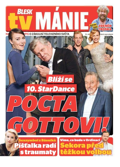 E-magazín Blesk Tv manie - 14.9.2019 - CZECH NEWS CENTER a. s.