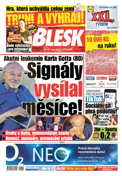 E-magazín Blesk - 16.9.2019 - CZECH NEWS CENTER a. s.