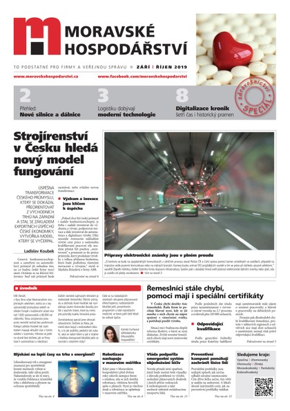 E-magazín MH říjen 2019 - Magnus Regio, vydavatel Moravského hospodářství