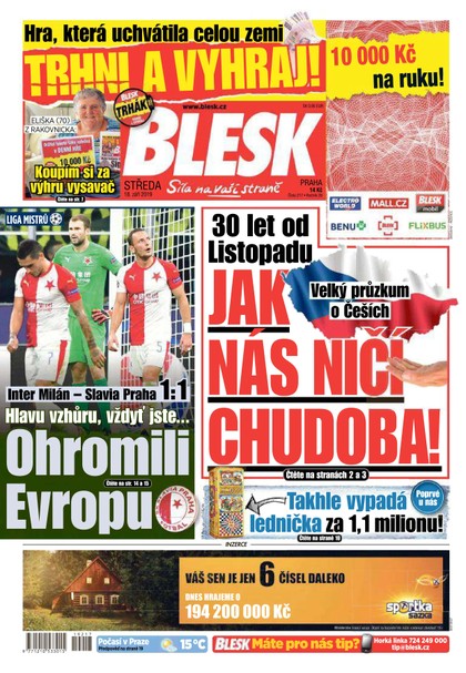 E-magazín Blesk - 18.9.2019 - CZECH NEWS CENTER a. s.