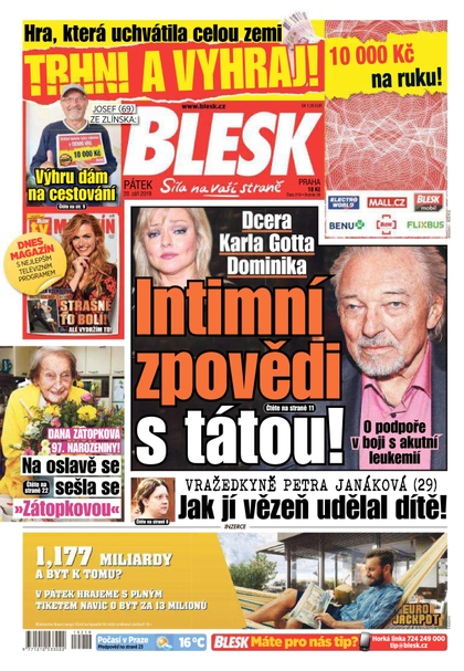 E-magazín Blesk - 20.9.2019 - CZECH NEWS CENTER a. s.