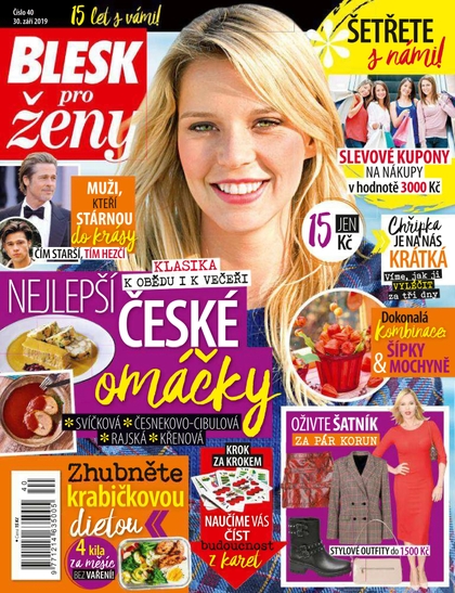 E-magazín Blesk pro ženy - 40/2019 - CZECH NEWS CENTER a. s.