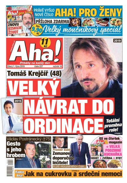 E-magazín AHA! - 1.10.2019 - CZECH NEWS CENTER a. s.