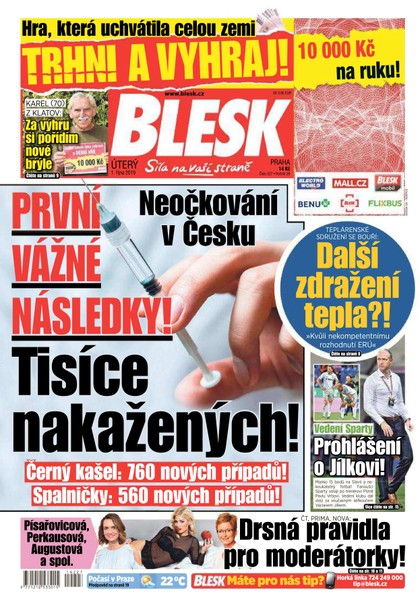 E-magazín Blesk - 1.10.2019 - CZECH NEWS CENTER a. s.