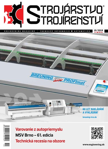 E-magazín STROJÁRSTVO/STROJÍRENSTVÍ 10/2019 - MEDIA/ST s.r.o.