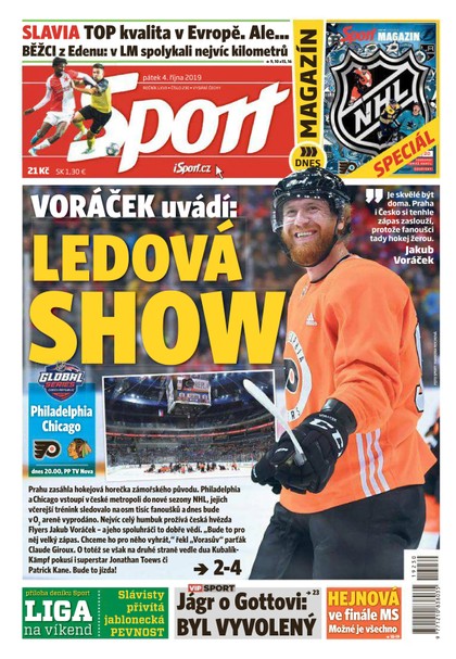 E-magazín Sport - 4.10.2019 - CZECH NEWS CENTER a. s.