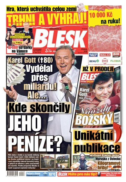 E-magazín Blesk - 8.10.2019 - CZECH NEWS CENTER a. s.