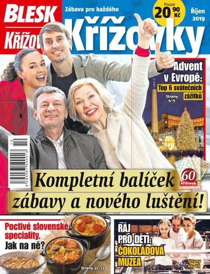 E-magazín Blesk Křížovky - 10/2019 - CZECH NEWS CENTER a. s.