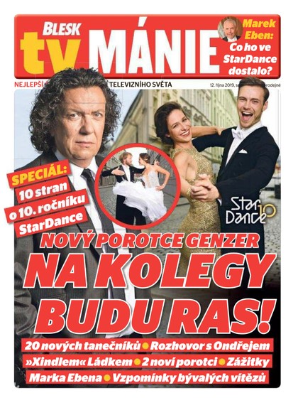 E-magazín Blesk Tv manie - 12.10.2019 - CZECH NEWS CENTER a. s.