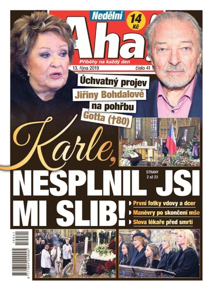 E-magazín Nedělní AHA! - 13.10.2019 - CZECH NEWS CENTER a. s.