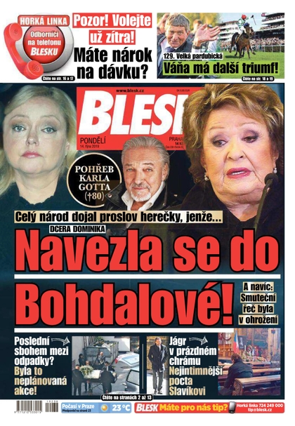 E-magazín Blesk - 14.10.2019 - CZECH NEWS CENTER a. s.