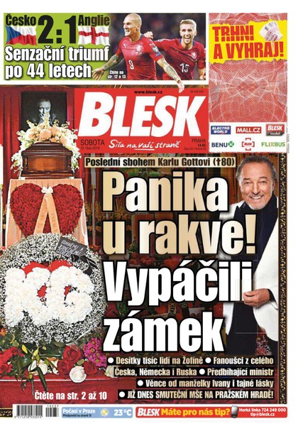 E-magazín Blesk - 12.10.2019 - CZECH NEWS CENTER a. s.