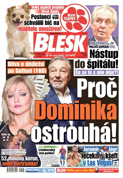 E-magazín Blesk - 17.10.2019 - CZECH NEWS CENTER a. s.