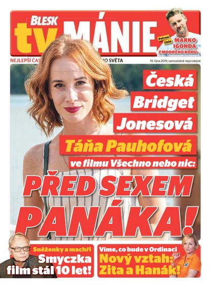 E-magazín Blesk Tv manie - 19.10.2019 - CZECH NEWS CENTER a. s.