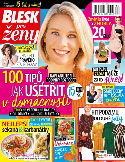 E-magazín Blesk pro ženy - 43/2019 - CZECH NEWS CENTER a. s.