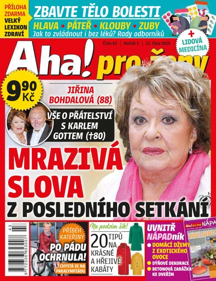 E-magazín AHA! pro ženy - 43/2019 - CZECH NEWS CENTER a. s.