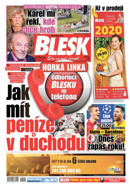 E-magazín Blesk - 23.10.2019 - CZECH NEWS CENTER a. s.