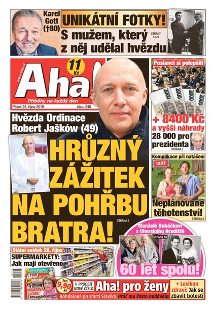 E-magazín AHA! - 25.10.2019 - CZECH NEWS CENTER a. s.