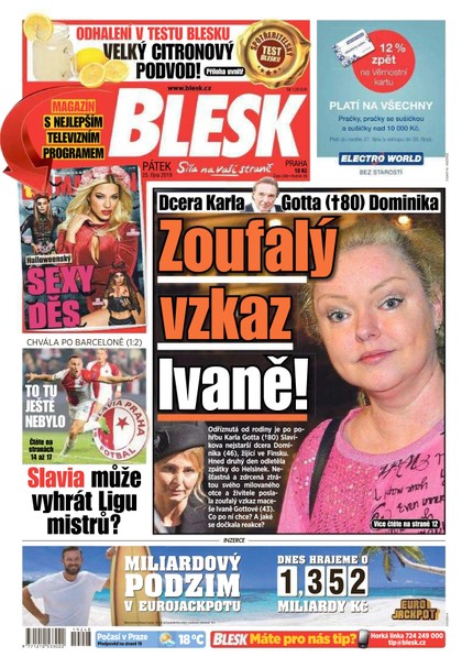 E-magazín Blesk - 25.10.2019 - CZECH NEWS CENTER a. s.