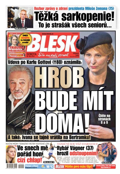 E-magazín Blesk - 26.10.2019 - CZECH NEWS CENTER a. s.