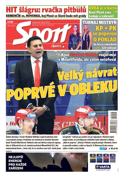 E-magazín Sport - 26.10.2019 - CZECH NEWS CENTER a. s.