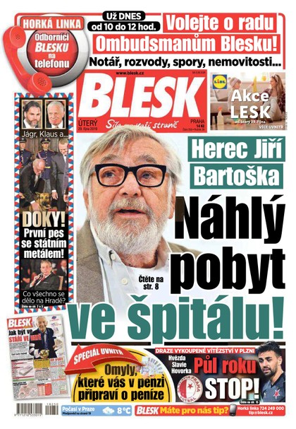 E-magazín Blesk - 29.10.2019 - CZECH NEWS CENTER a. s.