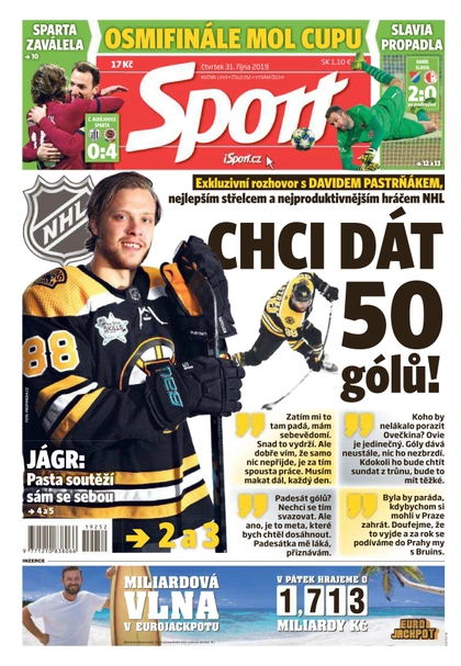 E-magazín Sport - 31.10.2019 - CZECH NEWS CENTER a. s.
