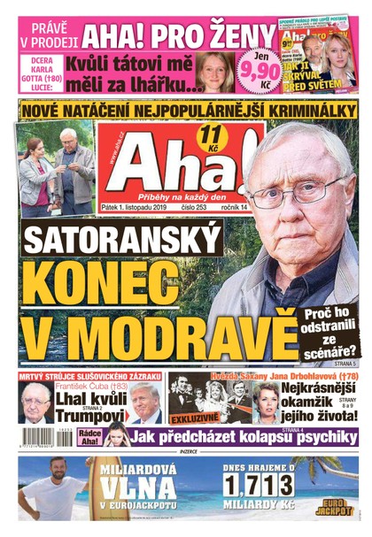 E-magazín AHA! - 1.11.2019 - CZECH NEWS CENTER a. s.