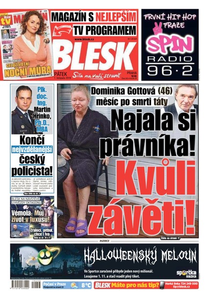 E-magazín Blesk - 1.11.2019 - CZECH NEWS CENTER a. s.