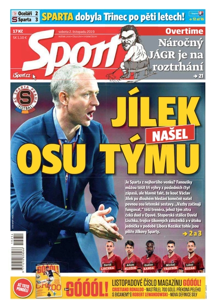 E-magazín Sport - 2.11.2019 - CZECH NEWS CENTER a. s.