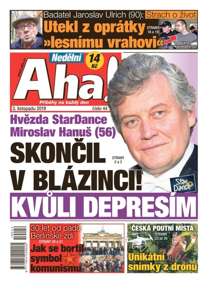 E-magazín Nedělní AHA! - 3.11.2019 - CZECH NEWS CENTER a. s.