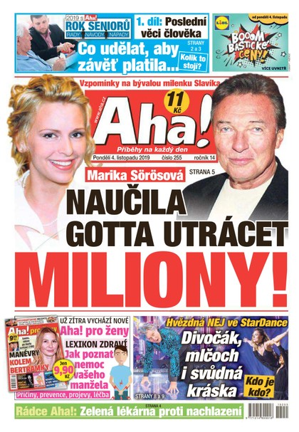 E-magazín AHA! - 4.11.2019 - CZECH NEWS CENTER a. s.