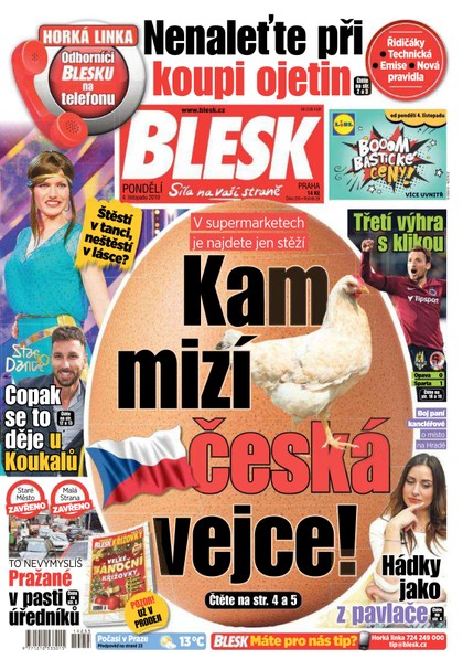 E-magazín Blesk - 4.11.2019 - CZECH NEWS CENTER a. s.