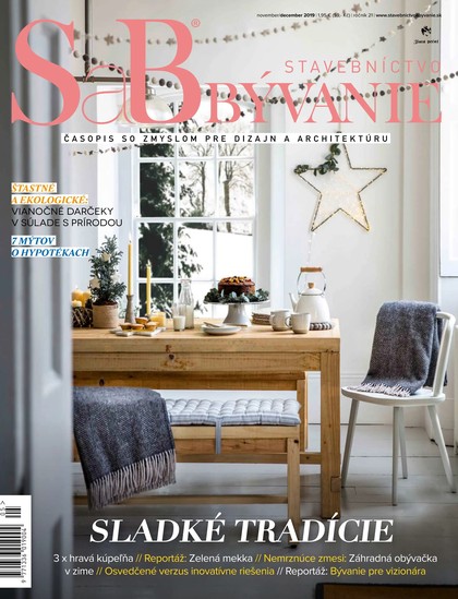 E-magazín SaB Stavebníctvo a bývanie – november/december 2019 - MEDIA/ST s.r.o.
