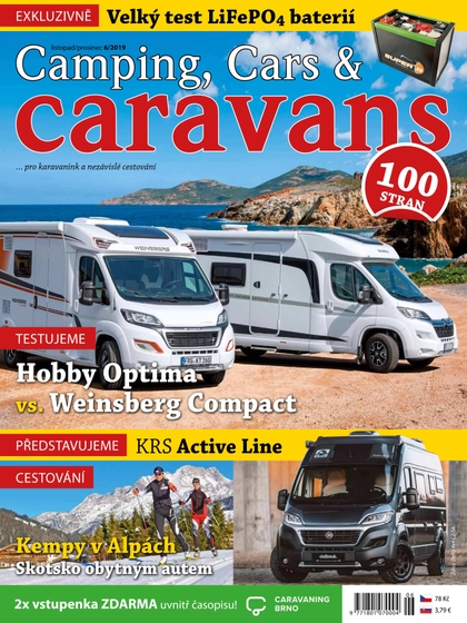E-magazín Camping, Cars &amp; Caravans 6/2019 (listopad/prosinec) - NAKLADATELSTVÍ MISE, s.r.o.
