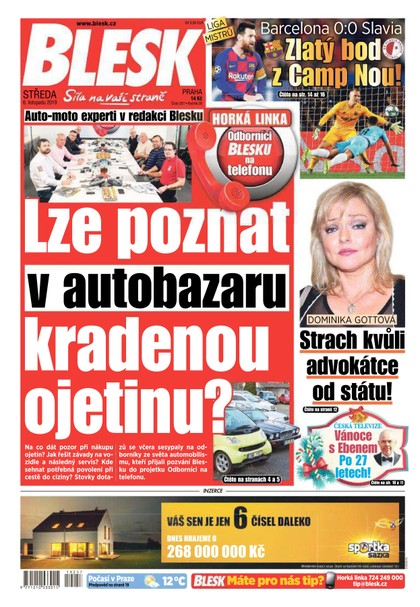E-magazín Blesk - 6.11.2019 - CZECH NEWS CENTER a. s.