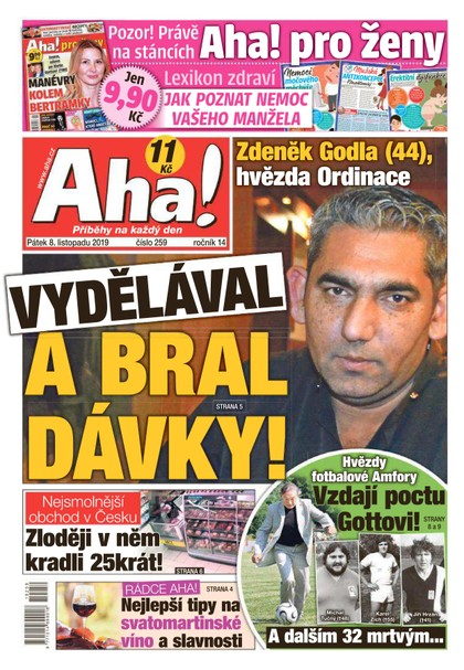 E-magazín AHA! - 8.11.2019 - CZECH NEWS CENTER a. s.