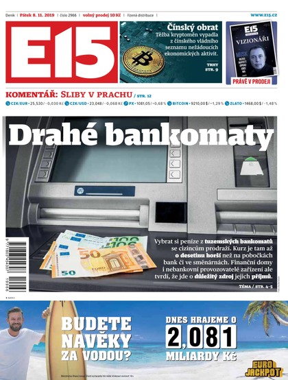 E-magazín E15 - 8.11.2019 - CZECH NEWS CENTER a. s.