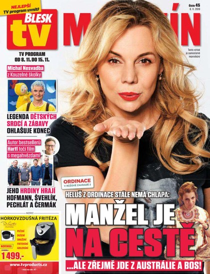 E-magazín Příloha Blesk Tv - 8.11.2019 - CZECH NEWS CENTER a. s.