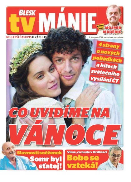 E-magazín Blesk Tv manie - 9.11.2019 - CZECH NEWS CENTER a. s.