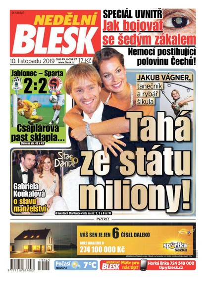 E-magazín Nedělní Blesk - 10.11.2019 - CZECH NEWS CENTER a. s.