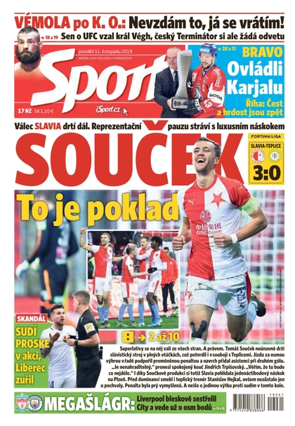 E-magazín Sport - 11.11.2019 - CZECH NEWS CENTER a. s.