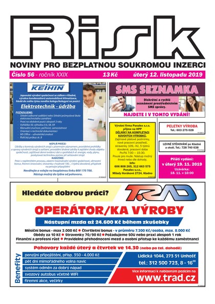 E-magazín Risk 56/2019 - Risk