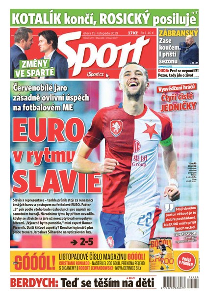 E-magazín Sport - 19.11.2019 - CZECH NEWS CENTER a. s.