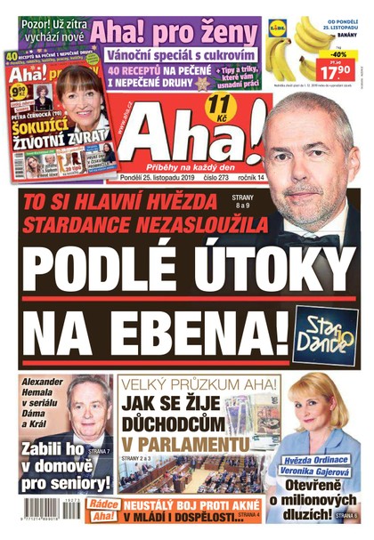E-magazín AHA! - 25.11.2019 - CZECH NEWS CENTER a. s.
