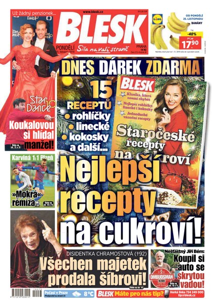 E-magazín Blesk - 25.11.2019 - CZECH NEWS CENTER a. s.